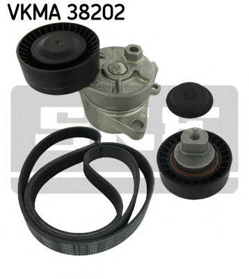 Полікліновий ремінний комплект SKF VKMA 38202