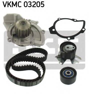 Водяний насос + комплект зубчастого ременя SKF VKMC 03205