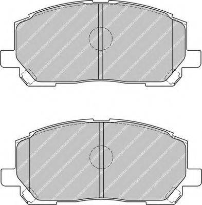 Комплект гальмівних колодок, дискове гальмо FERODO FDB1911