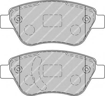 Комплект гальмівних колодок, дискове гальмо FERODO FDB1920