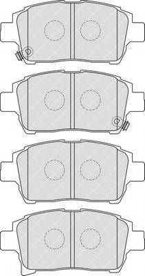 Комплект гальмівних колодок, дискове гальмо FERODO FDB1985