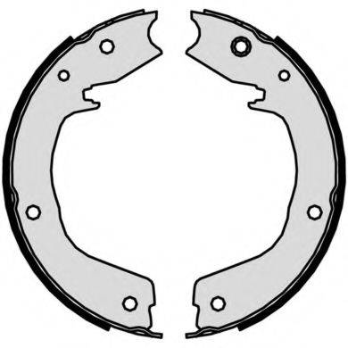 Комплект гальмівних колодок, стоянкова гальмівна система BREMBO S 54 524