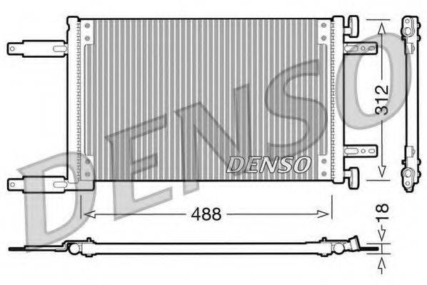 Конденсатор, кондиціонер DENSO DCN09041