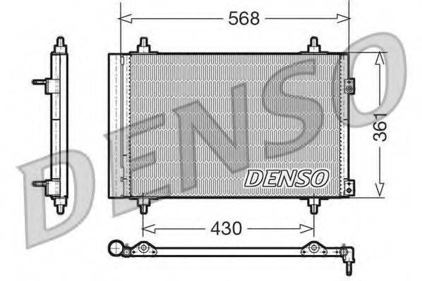 Конденсатор, кондиціонер DENSO DCN07008