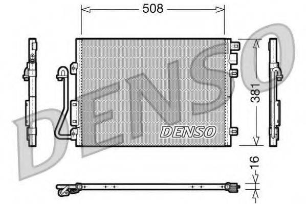 Конденсатор, кондиціонер DENSO DCN37001