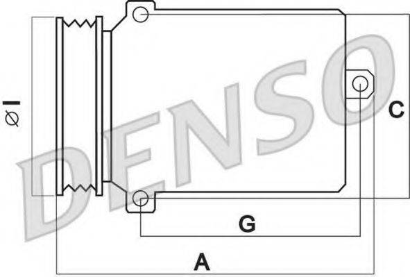 Компресор, кондиціонер DENSO DCP02034