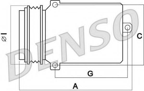 Компресор, кондиціонер DENSO DCP02008