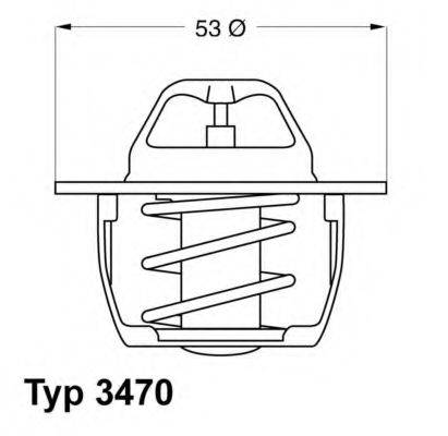 Термостат, що охолоджує рідину WAHLER 3470.89D50