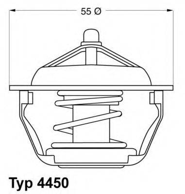 Термостат, що охолоджує рідину WAHLER 4450.83D