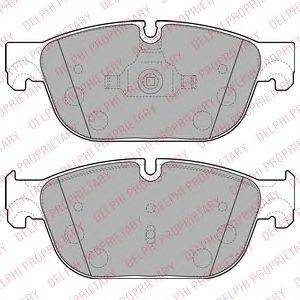 Комплект гальмівних колодок, дискове гальмо DELPHI LP2198
