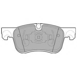 Комплект гальмівних колодок, дискове гальмо DELPHI LP2689