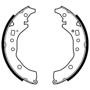 Комплект гальмівних колодок DELPHI LS2079