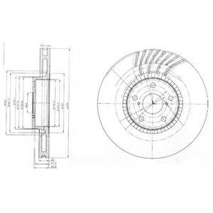 гальмівний диск DELPHI BG9012