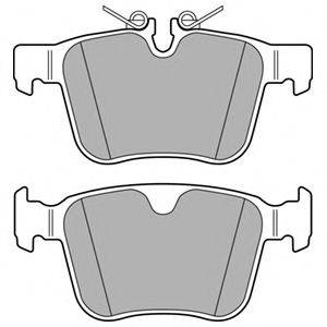 Комплект гальмівних колодок, дискове гальмо DELPHI LP3167