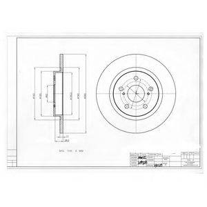 гальмівний диск DELPHI BG4200C