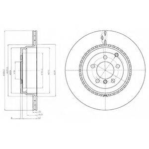 гальмівний диск DELPHI BG9080C