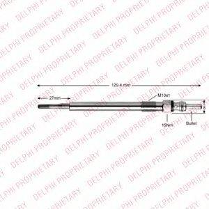 Свічка розжарювання DELPHI HDS432