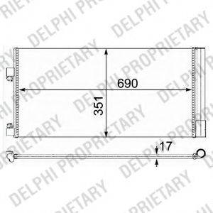 Конденсатор, кондиціонер DELPHI TSP0225638