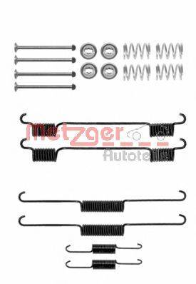 Комплектуючі, гальмівна колодка METZGER 105-0817