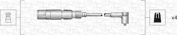 Комплект дротів запалення MAGNETI MARELLI 941318111164