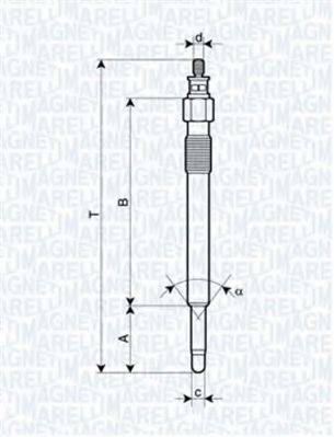 Свічка розжарювання MAGNETI MARELLI 062900020304