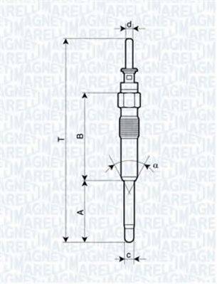 Свічка розжарювання MAGNETI MARELLI 062900023304