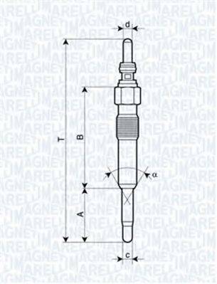 Свічка розжарювання MAGNETI MARELLI 062900028304