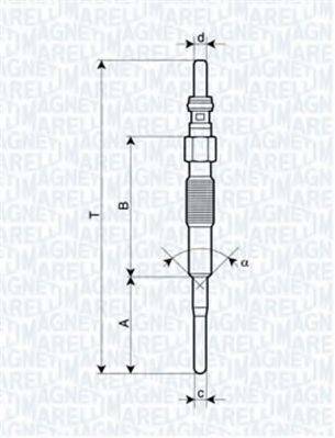 Свічка розжарювання MAGNETI MARELLI 062900079304