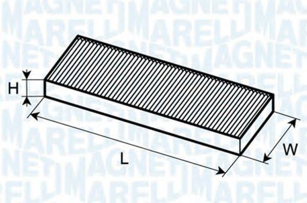 Фільтр, повітря у внутрішньому просторі MAGNETI MARELLI 350203061860