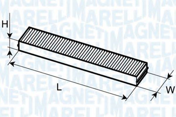 Фільтр, повітря у внутрішньому просторі MAGNETI MARELLI 350203062470