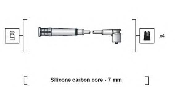 Комплект дротів запалення MAGNETI MARELLI 941318111269